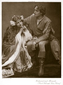 Ferdinand en Miranda, ca. 1900 door J Caswall Smith