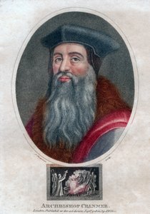 Thomas Cranmer, aartsbisschop van Canterbury door J. Chapman