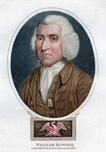 William Bowyer, 18e eeuw Engelse drukker en literair redacteur, 1800 door J. Chapman