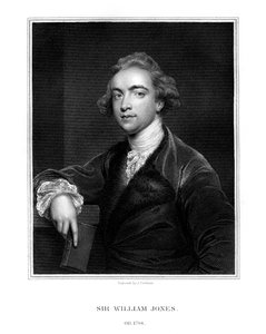 Sir William Jones, Engelse oriëntalist, filoloog en jurist, 1832 door J. Cochran