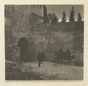 Een Poort - Segovia door J. Craig Annan