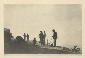 Groep op een Heuvelweg - Granada door J. Craig Annan