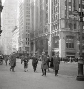 Lower Broadway, New York City, VS, 20e eeuw