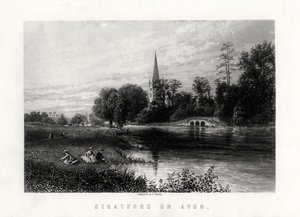Stratford on Avon, Engeland, 1883 door J. Godfrey