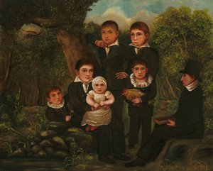 Abraham Clark en zijn kinderen