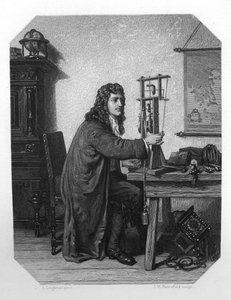 Christiaan Huygens, 17e-eeuwse Nederlandse wiskundige, astronoom en natuurkundige, ca. 1870