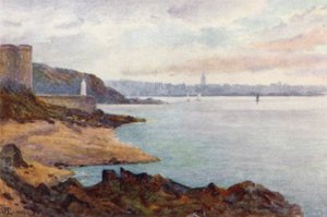 Mole des Noires en Dinard, vanaf St Malo Beach