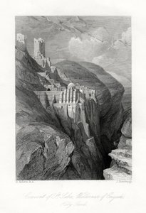 Het klooster van St. Saba, Wildernis van Engadi, Heilig Land