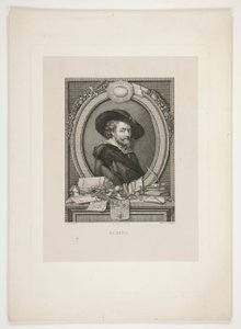 Portret van Peter Paul Rubens door J. L. Benoist