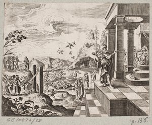 Illustratie voor Adam Olearius, “Persianischer Rosenthal von einem Sinnreichen Poeten Schich Saadi [...]”, Schleswig 1660