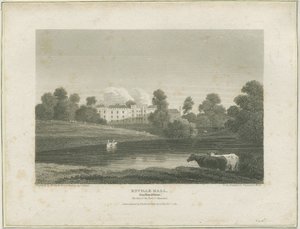 Enville Hall (gravure, ca. 1814) door John Preston Neale