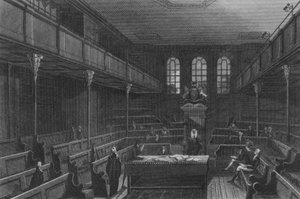 Interieur van het Lagerhuis door John Preston Neale