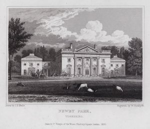 Newby Park, Yorkshire door John Preston Neale