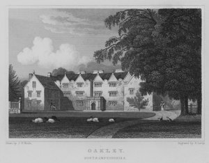 Oakley, Northamptonshire (gravure) door John Preston Neale
