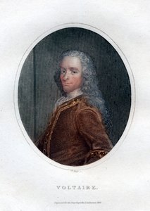 Francois Marie Arouet Voltaire, 18e-eeuwse Franse schrijver en satiricus