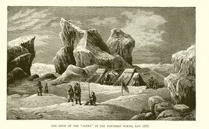 De bemanning van de Alert in het verste noorden, mei 1876 door J. R. Sinclair