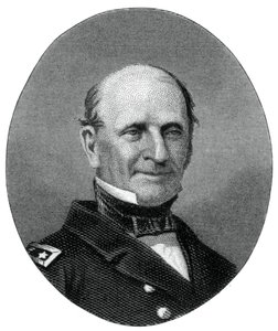 Silas Horton Stringham, admiraal in de Amerikaanse marine, 1862-1867 door J. Rogers