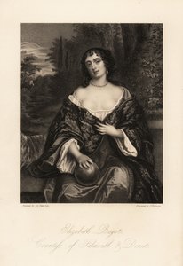 Elizabeth Bagot, of Mary, Gravin van Falmouth en Dorset, vrouw van Charles Berkeley door J. Thomson