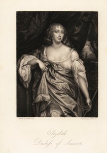Portret van Lady Elizabeth Seymour, Hertogin van Somerset, voorheen Elizabeth Percy, erfgename en vriendin van Koningin Anne