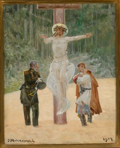 Verzoening (Symbolische scène uit de opstand van 1863) door Jacek Malczewski