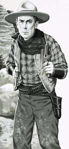 William S. Hart. Cowboy acteur van de stomme films