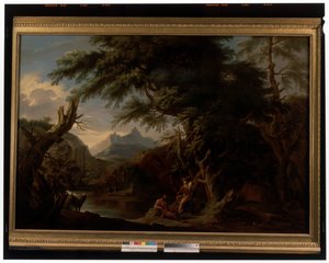 Een Paar Landschappen door Jacob Philippe Hackert