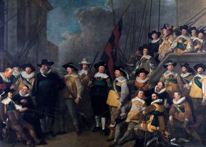 Officieren en manschappen van de compagnie van kapitein Cornelis de Graeff en luitenant Hendrick Lauwrensz