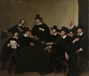 Regenten van het Nieuwe Zijds Instituut voor de Buitenzorg van de Armen, Amsterdam, ca. 1650