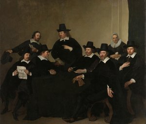 Regenten van het Nieuwe Zijds Instituut voor de Buitenzorg van de Armen, Amsterdam, c.1650