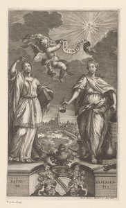 Allegorie op de geneeskunde in Straatsburg door Jacob Andreas Fridrich (I)