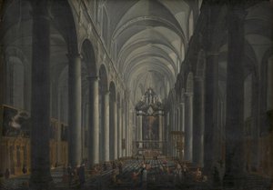 Interieur van de Jezuïetenkerk in Brugge