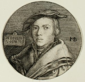 Portret van Reinneir door Jacob Binck