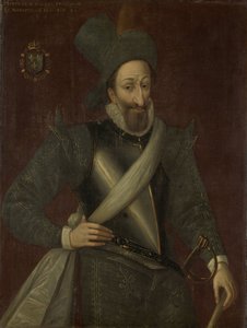 Henri IV (1553-1610), Koning van Frankrijk door Jacob Bunel (manner of)