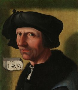 Portret van Jacob Cornelisz van Oostsanen (ca. 1472/77-1528/33)