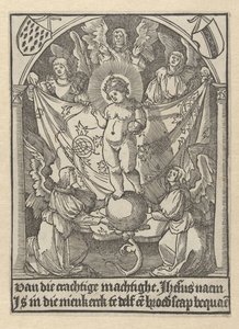 Bidprent voor broederschap van Jezus door Jacob Cornelisz van Oostsanen