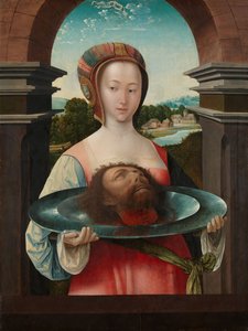 Salome met het hoofd van Johannes de Doper door Jacob Cornelisz van Oostsanen
