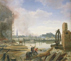 Hamburg na de brand, 1842