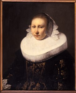 Portret van een jonge vrouw door Jacob Gerritsz Cuyp