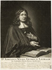 Adrian Wesel, geestelijke in Amsterdam door Jacob Gole