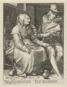 Ongelijke liefde door Jacob Goltzius (II)