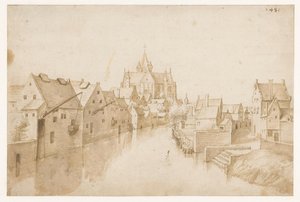De kerk van Onze-Lieve-Vrouw-over-de-Dijle, te Mechelen