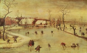 Winter door Jacob Grimmer