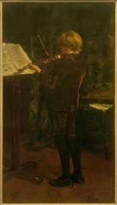 De Vioolspeler door Jacob Hendricus Maris