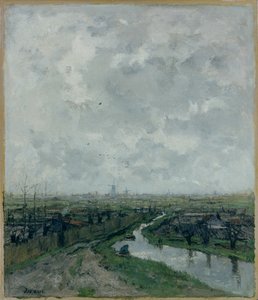 Saladetuin bij Den Haag door Jacob Henricus or Hendricus Maris