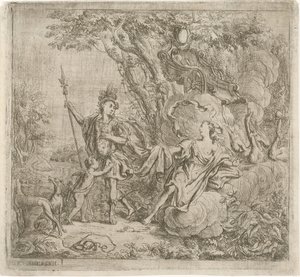 Venus tracht Adonis te weerhouden van de jacht