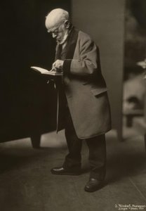 Menzel tekenend / Foto 1904 door Jacob Hilsdorf