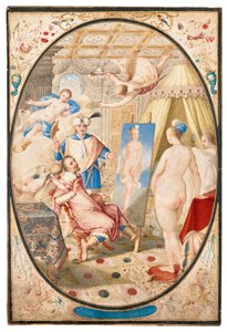 Apelles schildert Campaspe, de minnares van Alexander de Grote