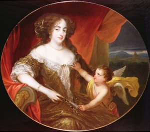 Een Portret van een Dame, zittend driekwart lengte
