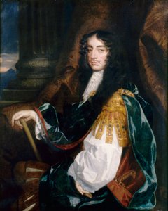 Portret van Karel II, c.1660 door Jacob Huysmans