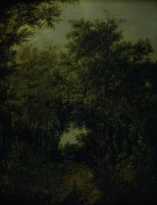 Weg in een eikenbos door Jacob van Ruisdael